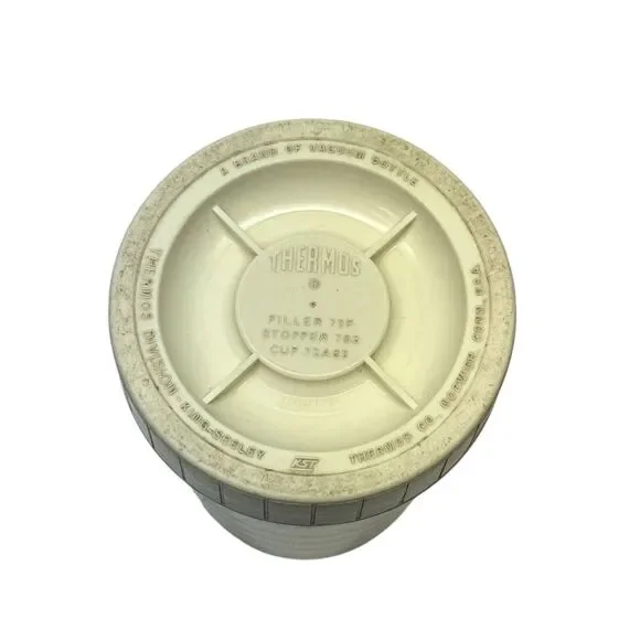 Vintage Orange Thermos King Seeley Wide Mouth Insulated Vacuum Bottle USA - Picture 4 of 4